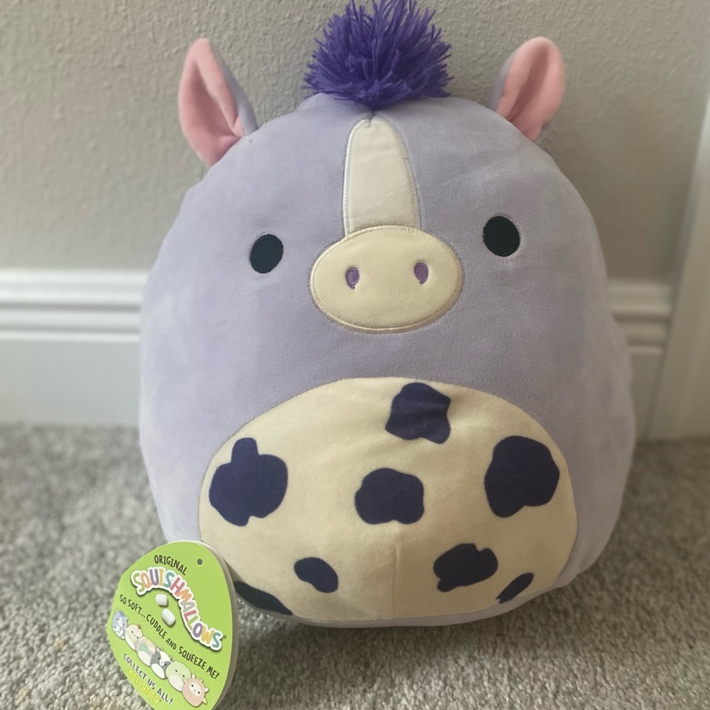 12” Meadow Squishmallow horse Easter exclusive limited edition